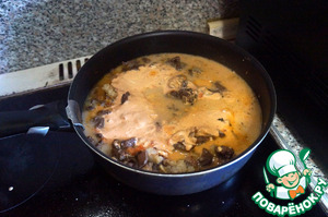 Бефстроганов из говяжьего сердца