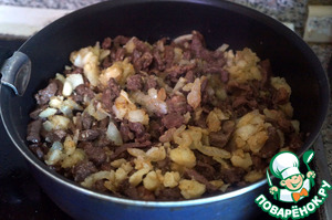 Бефстроганов из говяжьего сердца