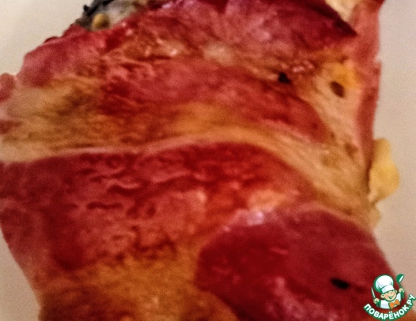 Бекон с сыром на мангале Бекон с сыром на мангале