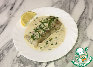 Белая рыба в сливочном соусе с лимонной цедрой Белая рыба в сливочном соусе с лимонной цедрой