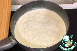 Белая рыба в сливочном соусе с лимонной цедрой Белая рыба в сливочном соусе с лимонной цедрой