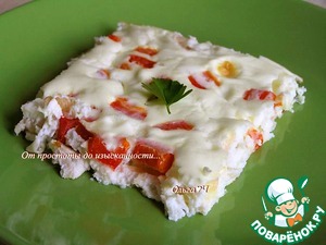 Белковая фриттата с курицей и брынзой Белковая фриттата с курицей и брынзой