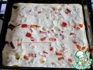 Белковая фриттата с курицей и брынзой Белковая фриттата с курицей и брынзой