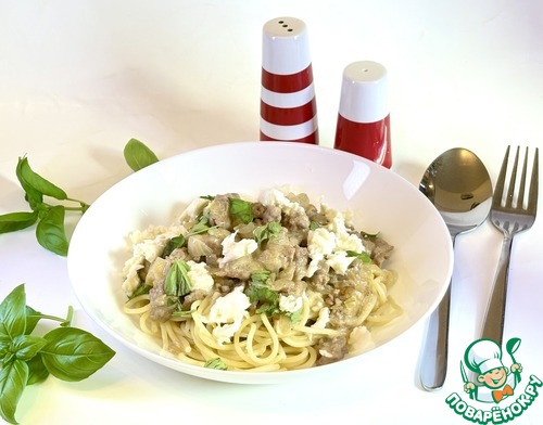 Белый соус болоньезе