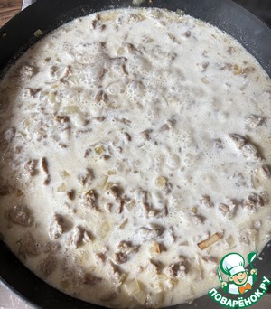 Белый соус болоньезе