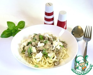 Белый соус болоньезе