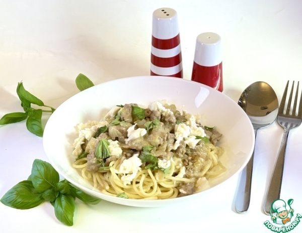 Белый соус болоньезе