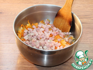 Картофельные лепешки с мясным припеком Картофельные лепешки с мясным припеком