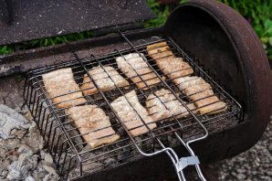 Горбуша на гриле Горбуша на гриле