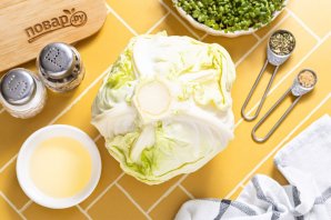 Стейк из капусты в аэрогриле Стейк из капусты в аэрогриле