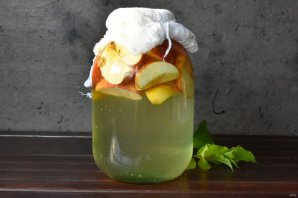 Газированный яблочный сидр Газированный яблочный сидр