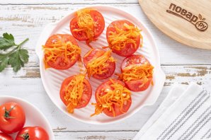 Помидоры фаршированные морковью Помидоры фаршированные морковью