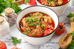Мясо по-сербски Мясо по-сербски