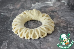 Сдобный калач на сливках Сдобный калач на сливках