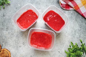 Клубника на зиму без варки