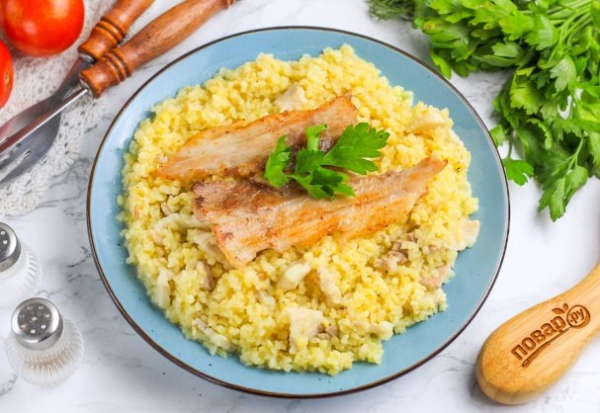 Булгур с беконом Булгур с беконом