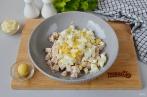 Новогодний салат с мандаринами Новогодний салат с мандаринами