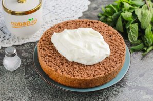 Шоколадный торт со сметанным кремом без пропитки Шоколадный торт со сметанным кремом без пропитки
