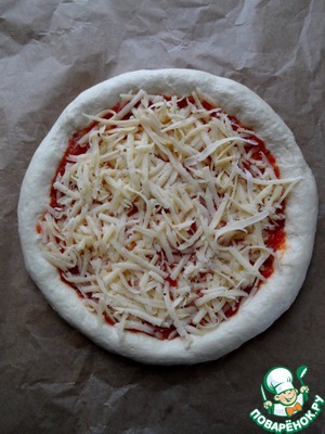 Пицца с тунцом и маслинами Пицца с тунцом и маслинами