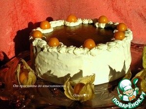 Бисквитно-муссовый торт "Апельсин и хурма" Бисквитно-муссовый торт "Апельсин и хурма"