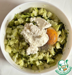 Биточки из брокколи и сыра