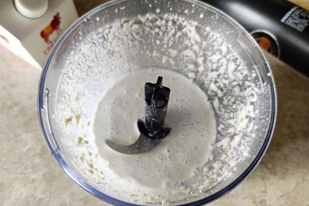 Бланманже из кешью с жимолостью #пушкинкулинар