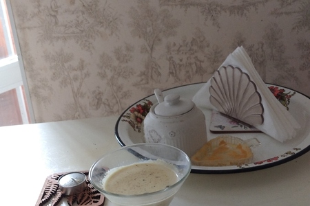 Бланманже (панакотта) #пушкинкулинар