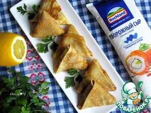 Блинчики с курицей и авокадо