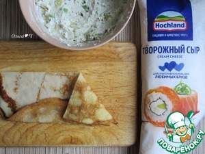 Блинчики с курицей и авокадо