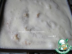 Блинчики с творогом, запеченные в сливках