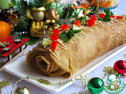 Блинное полено "Старый новый год" Блинное полено "Старый новый год"