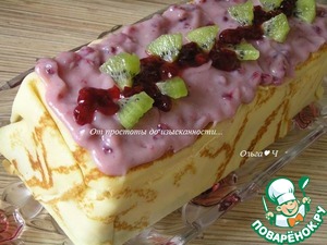 Блинный террин "Брусничная масленица"