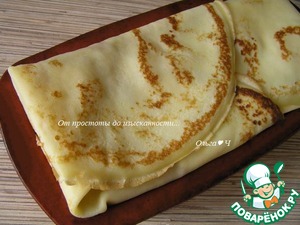 Блинный террин "Брусничная масленица"