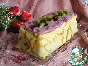 Блинный террин "Брусничная масленица"