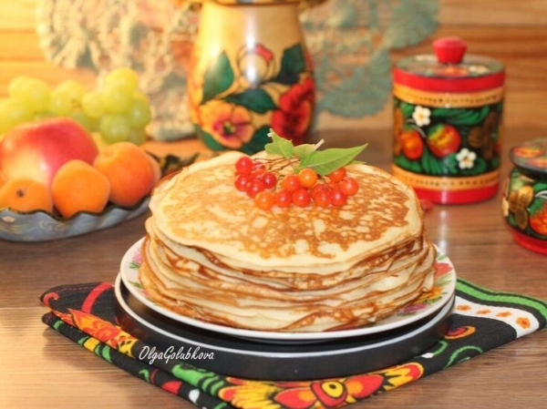 Блины дрожжевые на кефире и молоке#пушкинкулинар