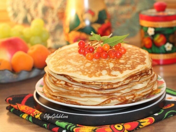 Блины дрожжевые на кефире и молоке#пушкинкулинар