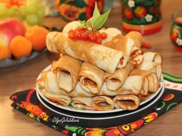 Блины дрожжевые на кефире и молоке#пушкинкулинар