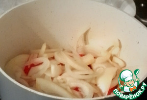 Блюдо из курицы и запеченного риса
