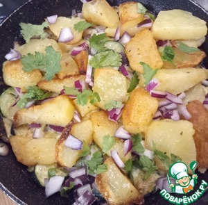 Блюдо левантийской кухни мфаракех Блюдо левантийской кухни мфаракех