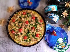 Большой запечённый "драник" с начинкой Большой запечённый "драник" с начинкой