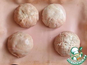 Бомбочки из индейки с лисичками Бомбочки из индейки с лисичками