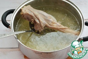 Борщ с бараниной и печёной свеклой Борщ с бараниной и печёной свеклой