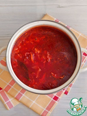 Борщ с белыми грибами и тмином Борщ с белыми грибами и тмином