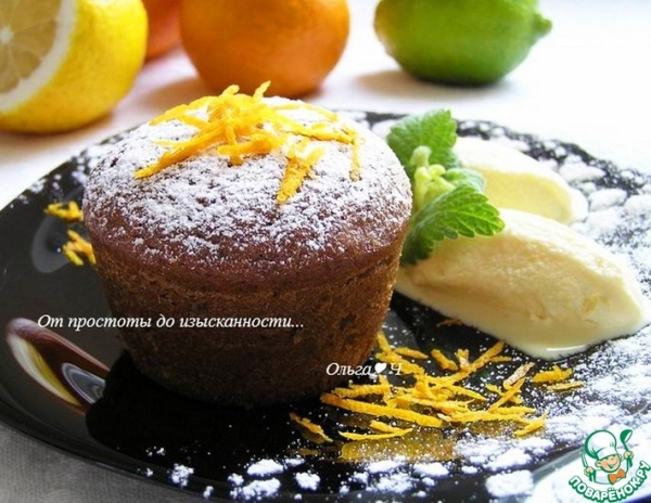 Брауни с апельсином Брауни с апельсином