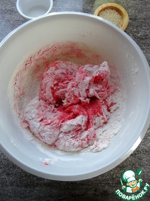 Бургер-гриль "красный бархат"