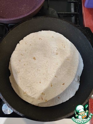 Бургер в лепёшке Бургер в лепёшке