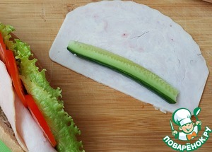 Бутерброд "Хот-дог" с холодным кофе Бутерброд "Хот-дог" с холодным кофе