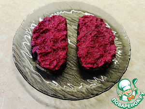 Бутерброд с форелью и яйцом