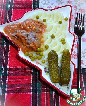 Буженина из индейки в соусе