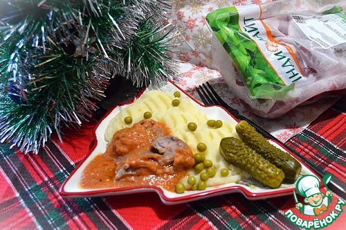 Буженина из индейки в соусе